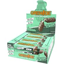 Grenade Low Sugar Protein Bars 12-Pack - Dark Chocolate Mint