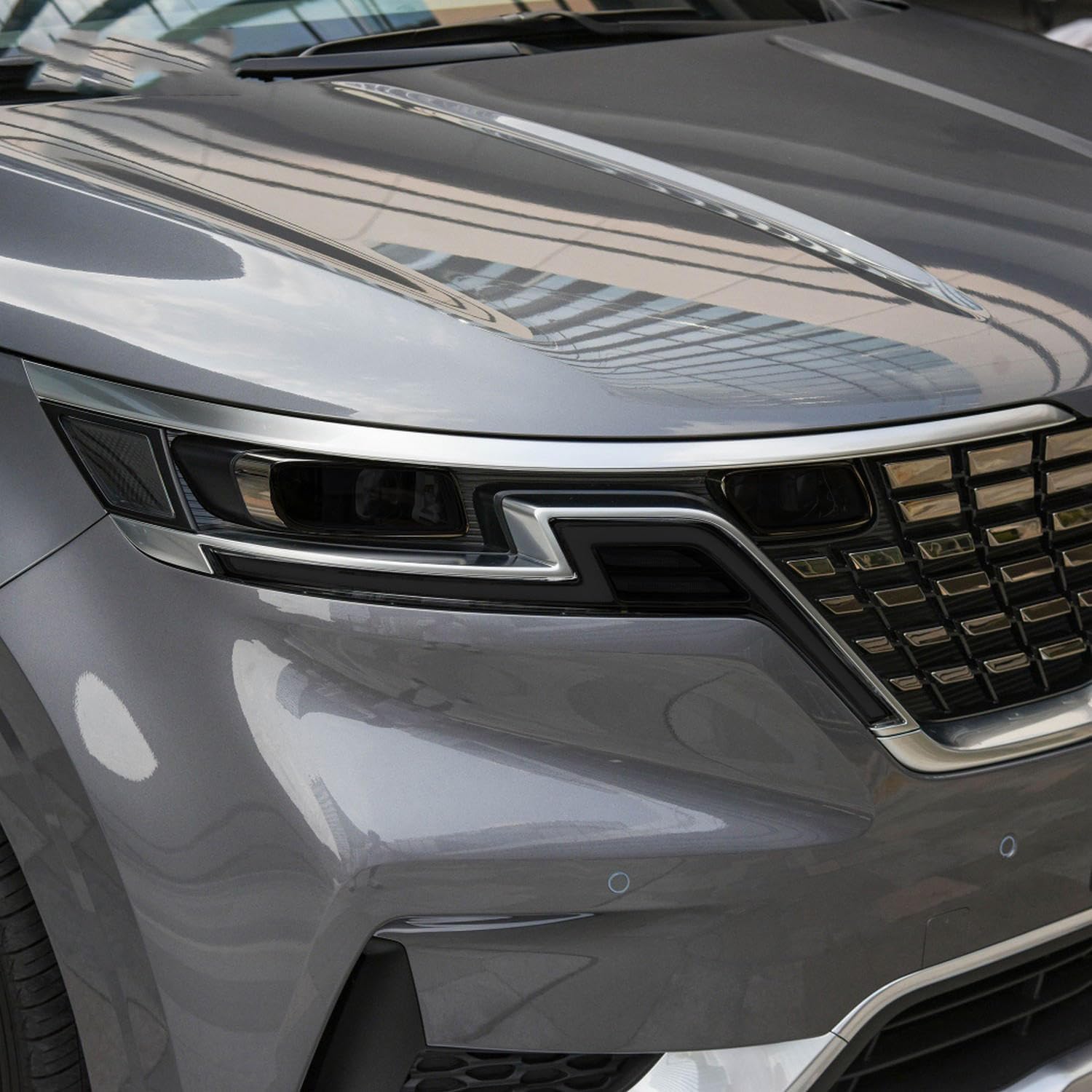 JCAKES Car Exterior Headlight Anti-Scratch TPU Protective Film Anti-Scratch Repair Film Refit，for KIA Carnival 2020-2022 Accessories