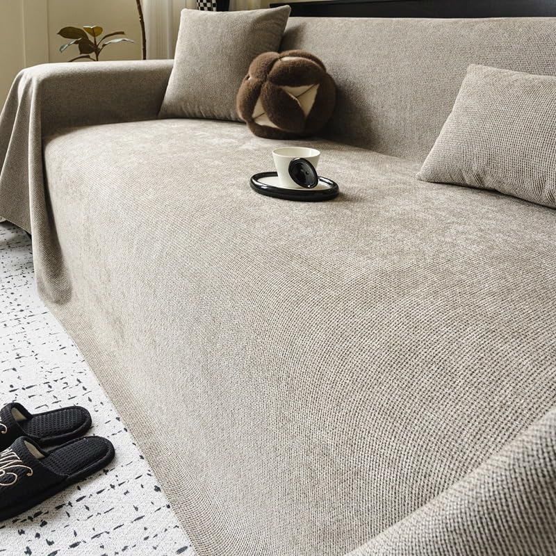 Couverture antidérapante pour chats et grands chiens tapis de canapé lavable en Chenille