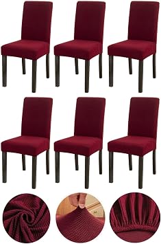 Bambu Nano Kuma  Likral  Y kanabilir 6l  Sandalye K l f  Lastikli Sandalye  rt s  6ADET Bordo