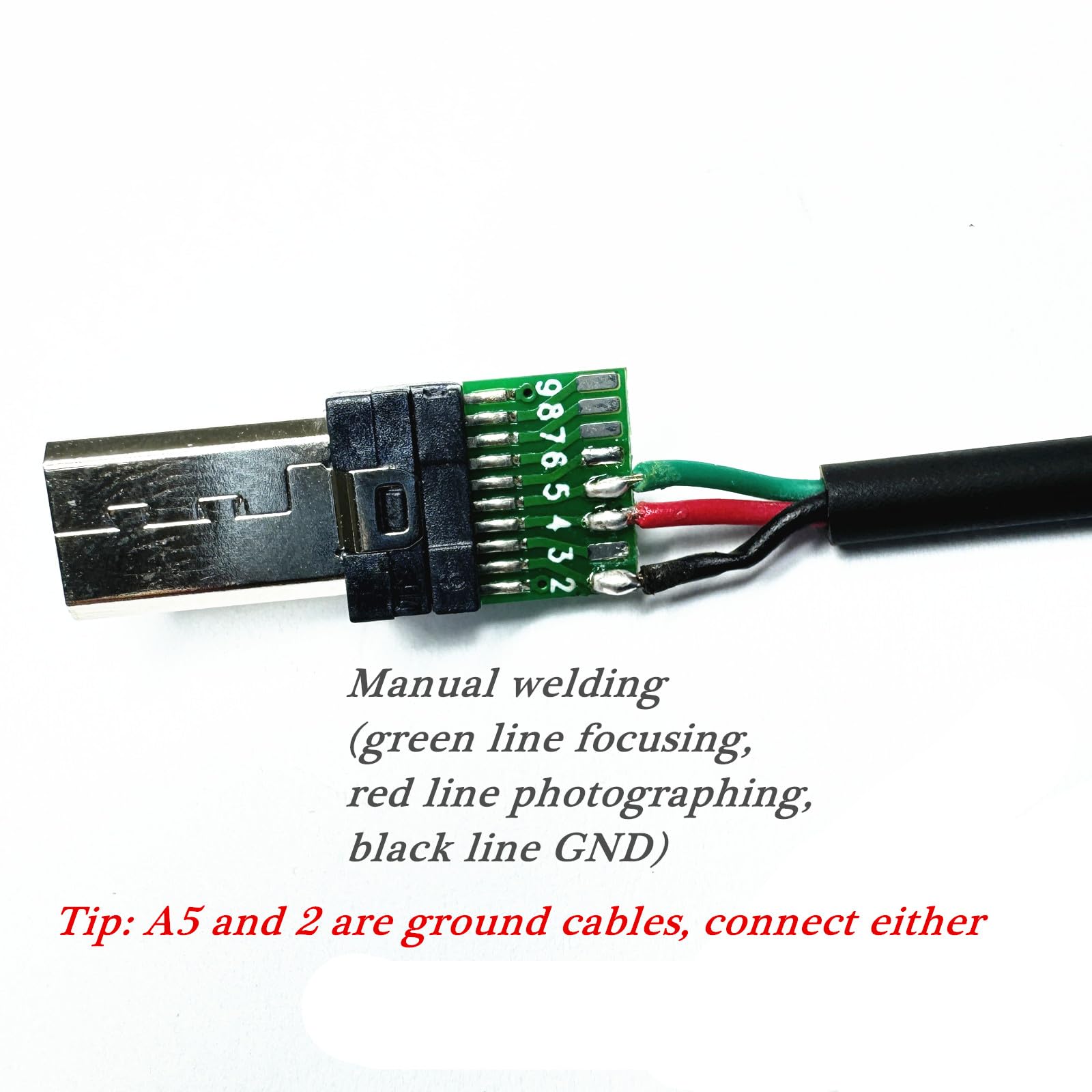 Per Sony Multi Spina USB a 15 pin Produzione fai da te Cavi di saldatura per scatto della fotocamera e ricarica trasmissione dati e altre occasioni fotografiche aeree con droni (spina maschio multi