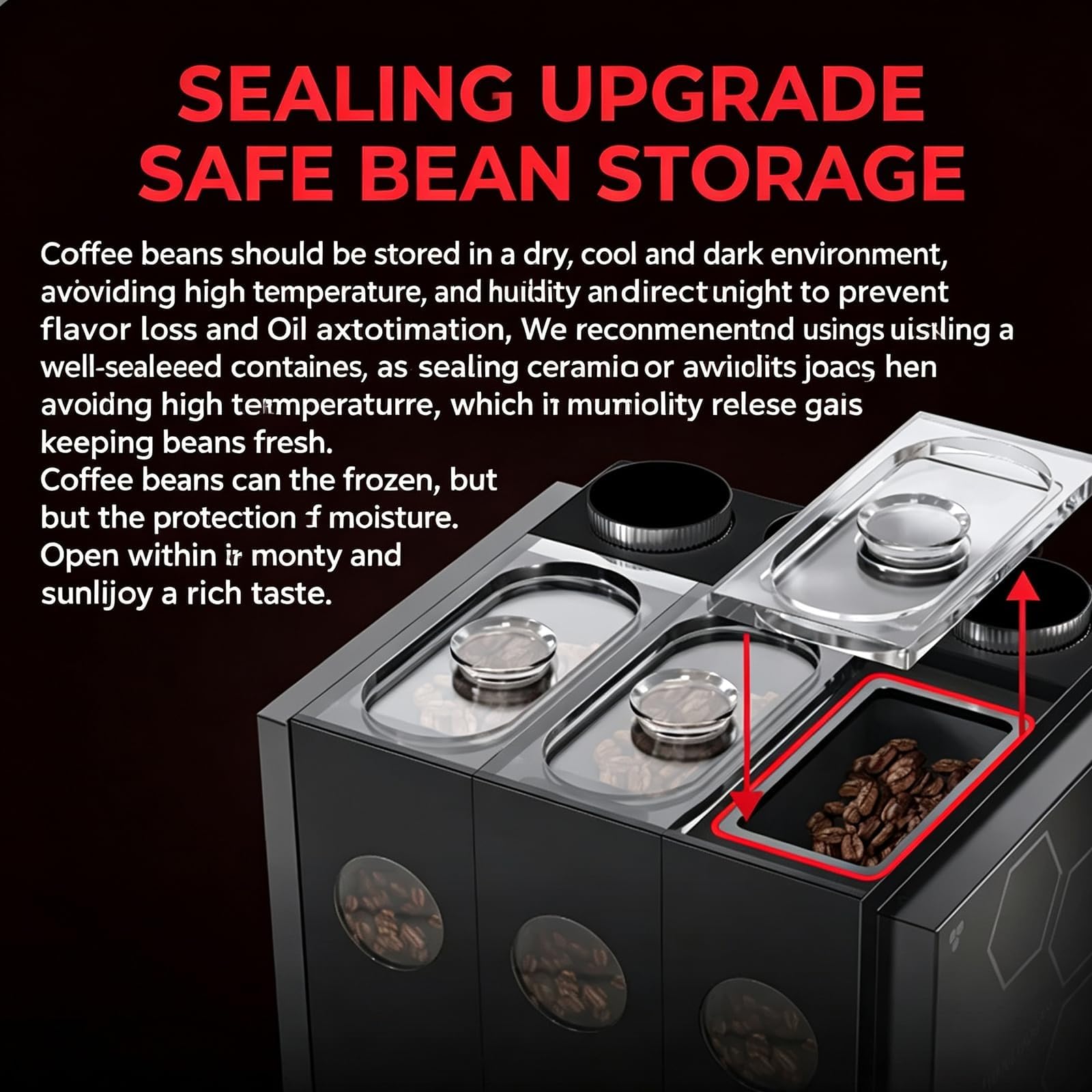 Dispensador automático de granos de café dosificador cantidades exactas