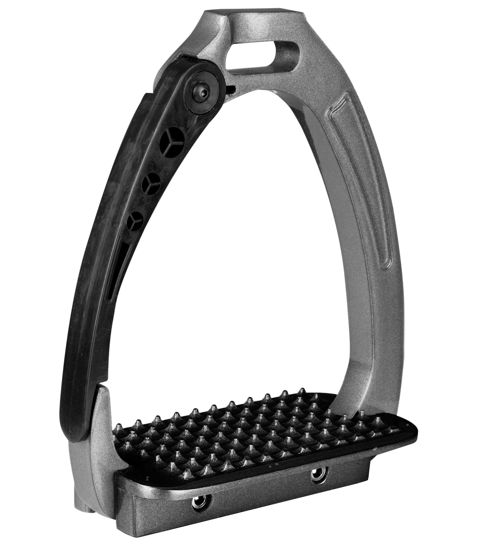 WALDHAUSEN Estribos de seguridad para niños Pro, gris metálico, 11 cm