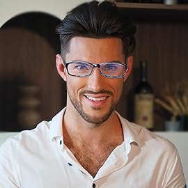 Henotin 5-Pack Reading Glasses Blue Light Blocking Anti Eyestrain Computer Reading Glasses for Women and Men Readers (Mix Color-C2, 2.75, Diopters)