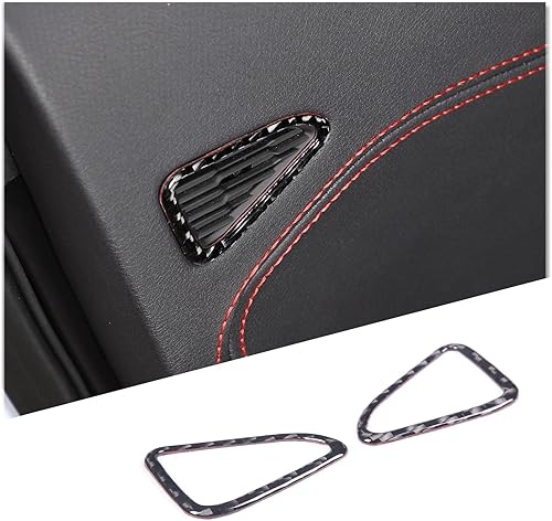 CHEAYAR Adhesivo suave de fibra de carbono real 3D para puerta de automóvil compatible con Corvette C8 Stingray Z06 Z51 2020 2021 2022 2023