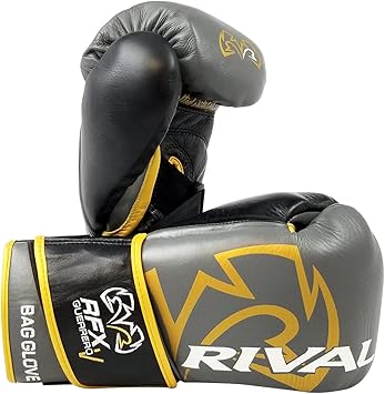 RIVAL Boxing RFX-Guerrero-V SF-F Soft Bag Gloves, Hook and Loop Closure - Comfortable and Broken-in Feel