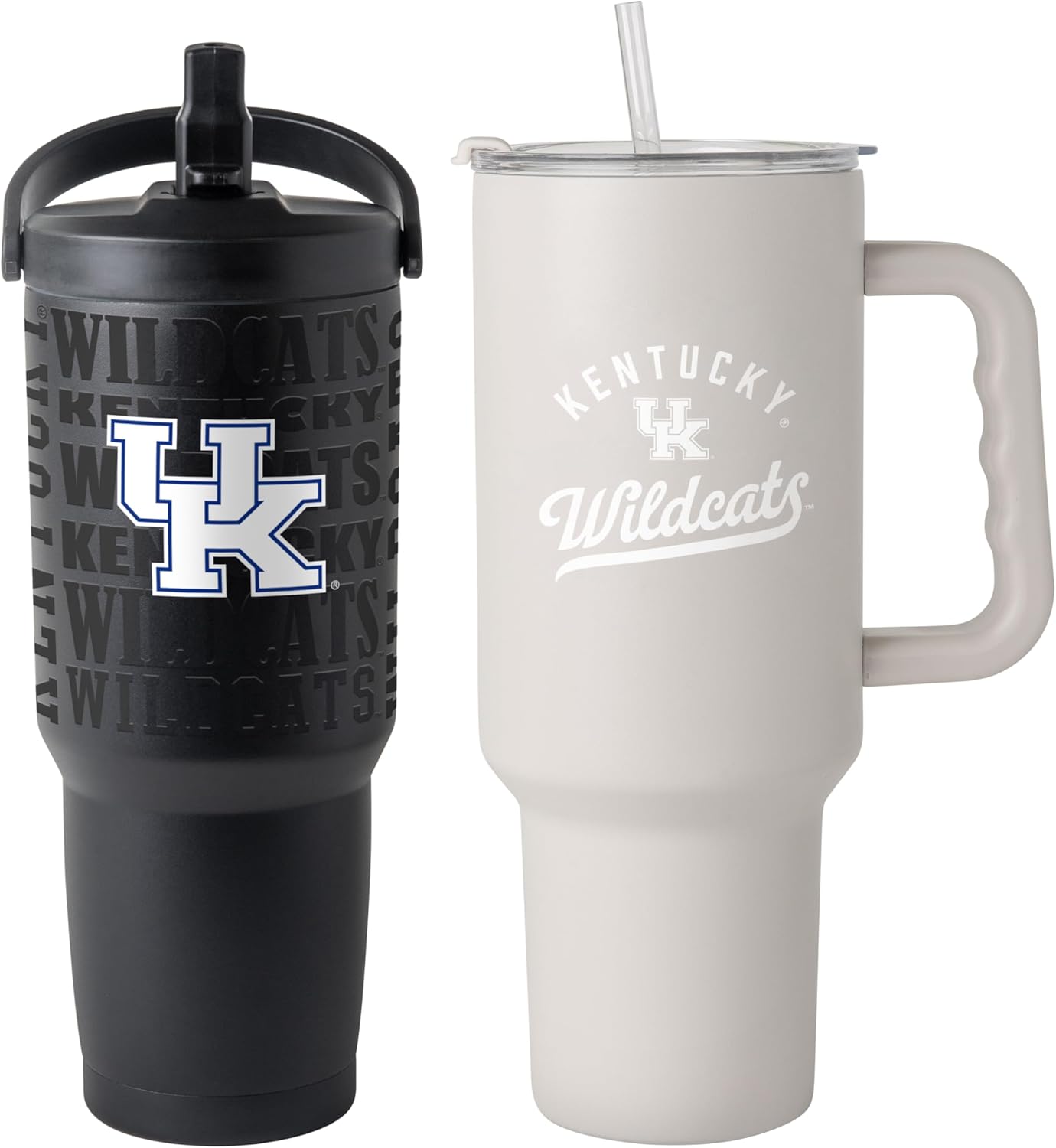 FANMATS NCAA Kentucky Wildcats Stainless Steel Tumbler Set — 30 and 40 oz Capacity | Powder-Coat Finish | Tonal Fashion Color