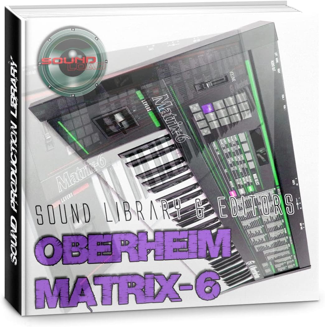 OBERHEIM MATRIX-6 Huge Original Sound Library & Editors on CD