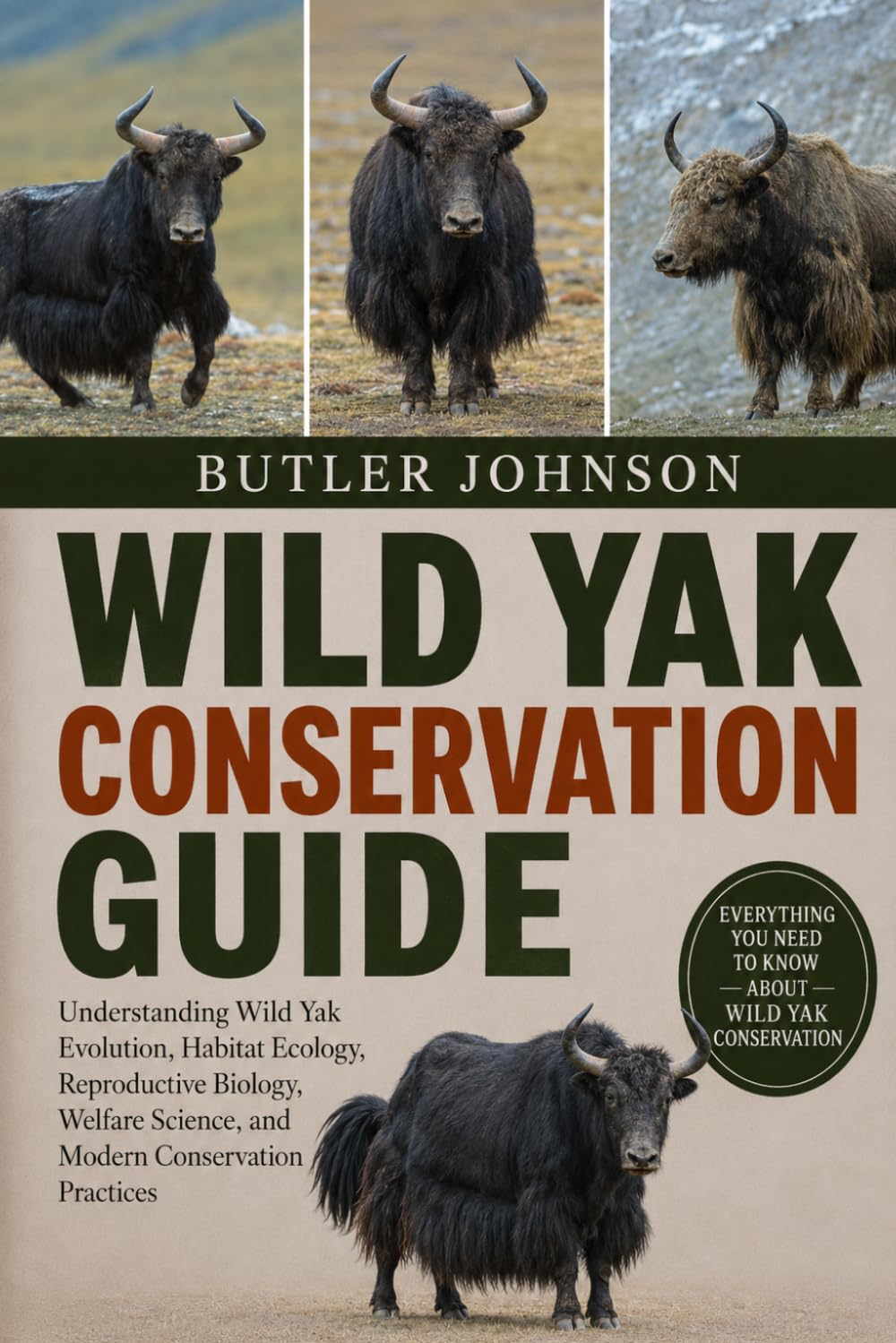WILD YAK CONSERVATION GUIDE: Understanding Wild Yak Evolution, Habitat Ecology, Reproductive Biology, Welfare Science, and Modern Conservation Practices