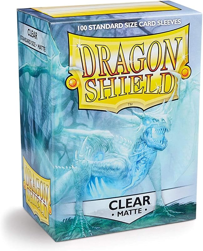 Mangas protectoras mate transparentes de 100 cubiertas en caja, tamaño estándar para Magic He Gathering (66x91 mm)