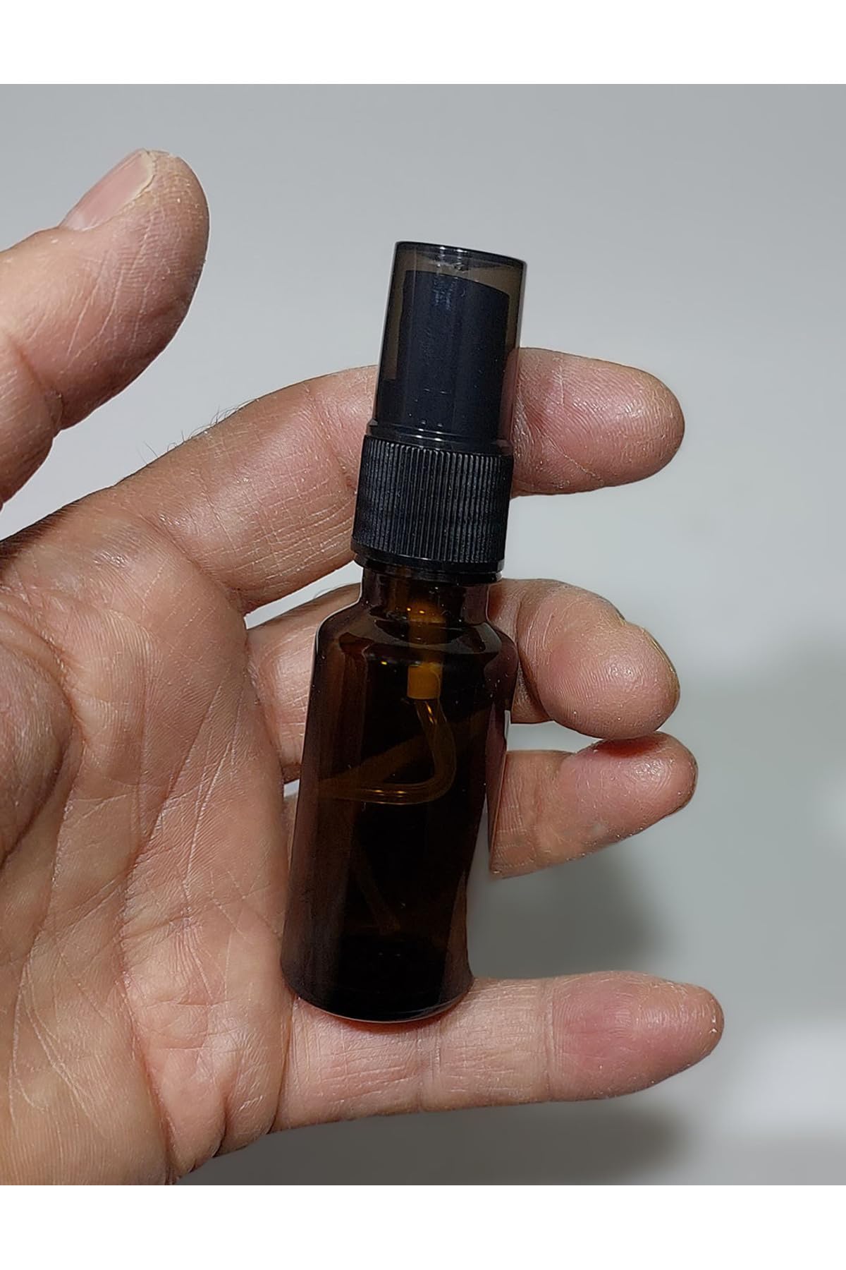Wellline 3 Adet Boş Amber Renk Cam Şişe Spreyli Kolonya Şişesi Doldurulabilir Cep Parfüm Şişesi 20 Ml 8697431797424