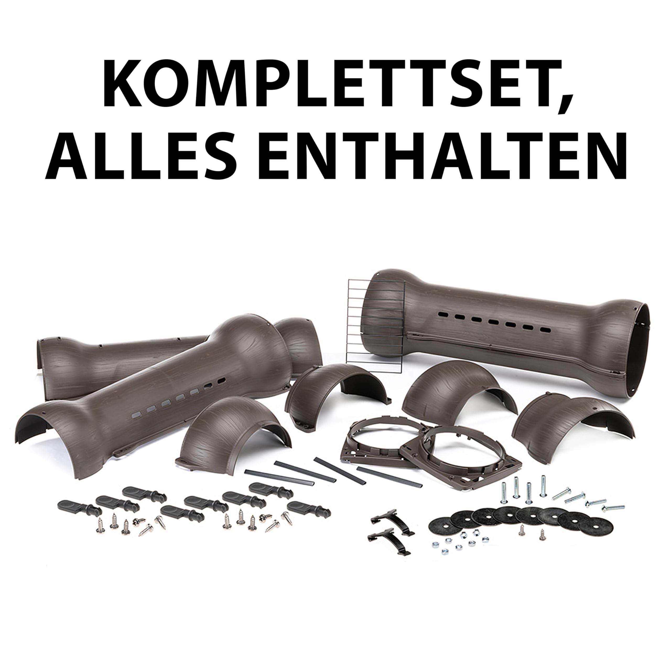 Ferplast Komplettes modulares Tunnel-Set für Kaninchen und Meerschweinchen METRÒ KIT, Verbindungssystem für Gehege und Käfige mit Metrò-Zubehör