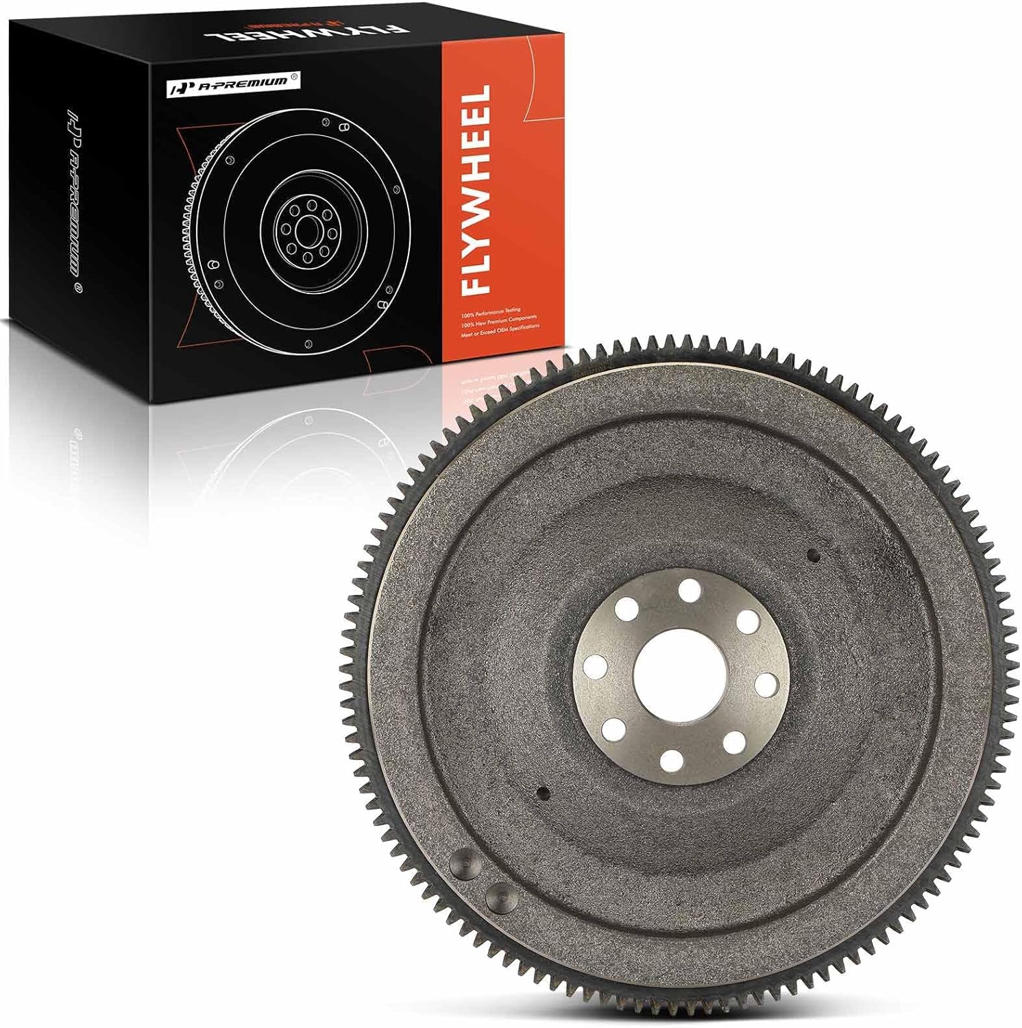 A-Premium Clutch Flywheel Compatible with Toyota 4Runner Pickup 1988-1995, T100 1993-1994, 3.0L, 8 Bolt Holes, 120 Teeth, Replace# 1340565010