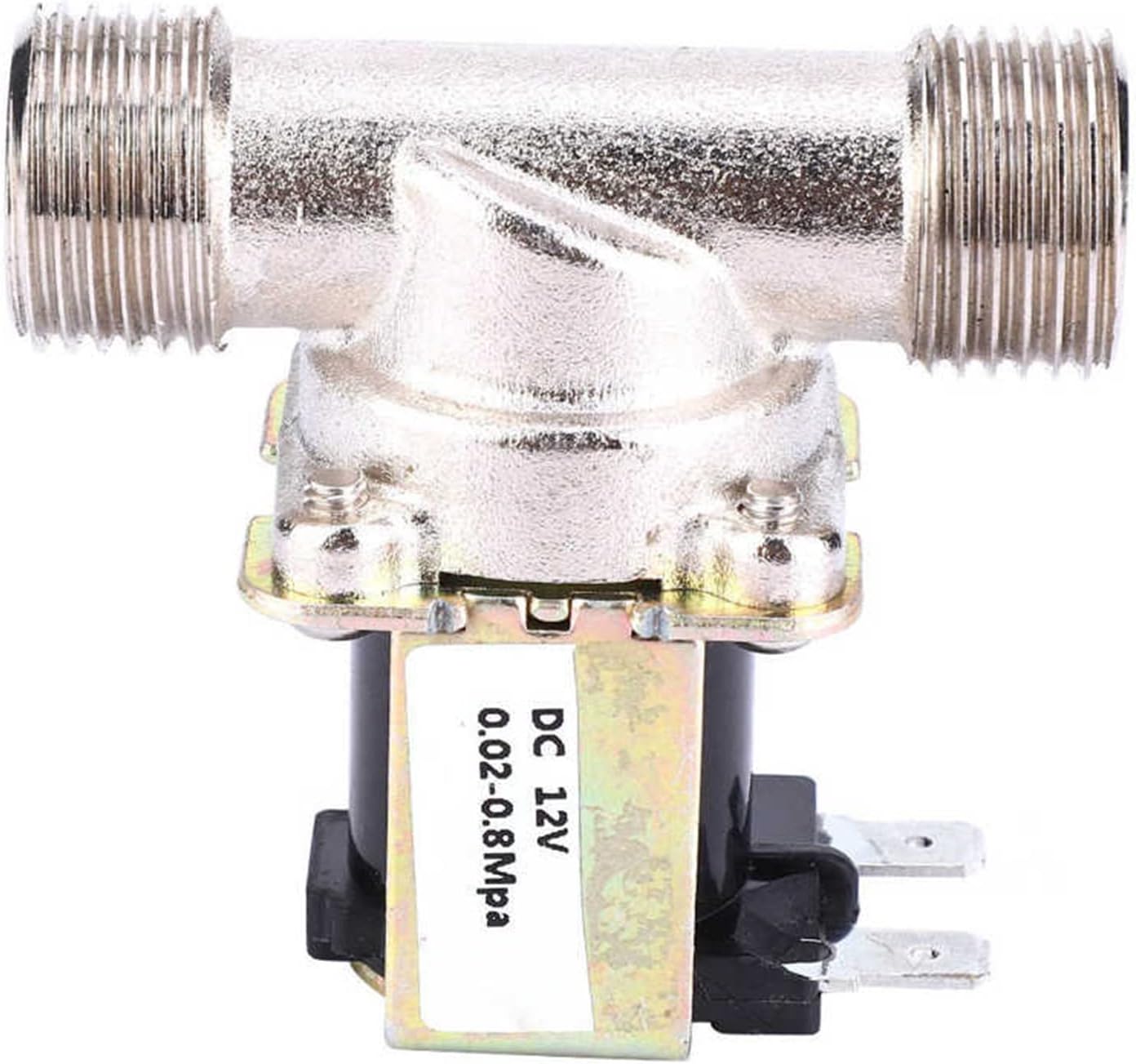 DC12V G1/2 NC Brass Valve Normally Closed Electromagnetic Water Inlet Solenoid Valve