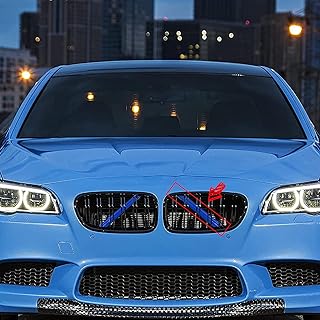 ZNBH Grille de calandre de Pare-Chocs Avant Noir Brillant, grilles de Capot Avant en nid d'abeille Grille de Maille de Style Bataille pour 2016-2019 H-Onda 10th Gen Civic