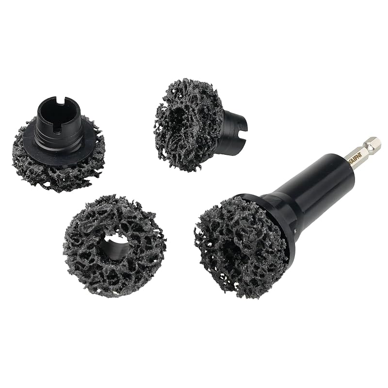 Kit de Recondicionamento de Cubo de Roda KAIFNT K234 com Suporte e 4 Discos, Encaixe Sextavado de 6,35 mm