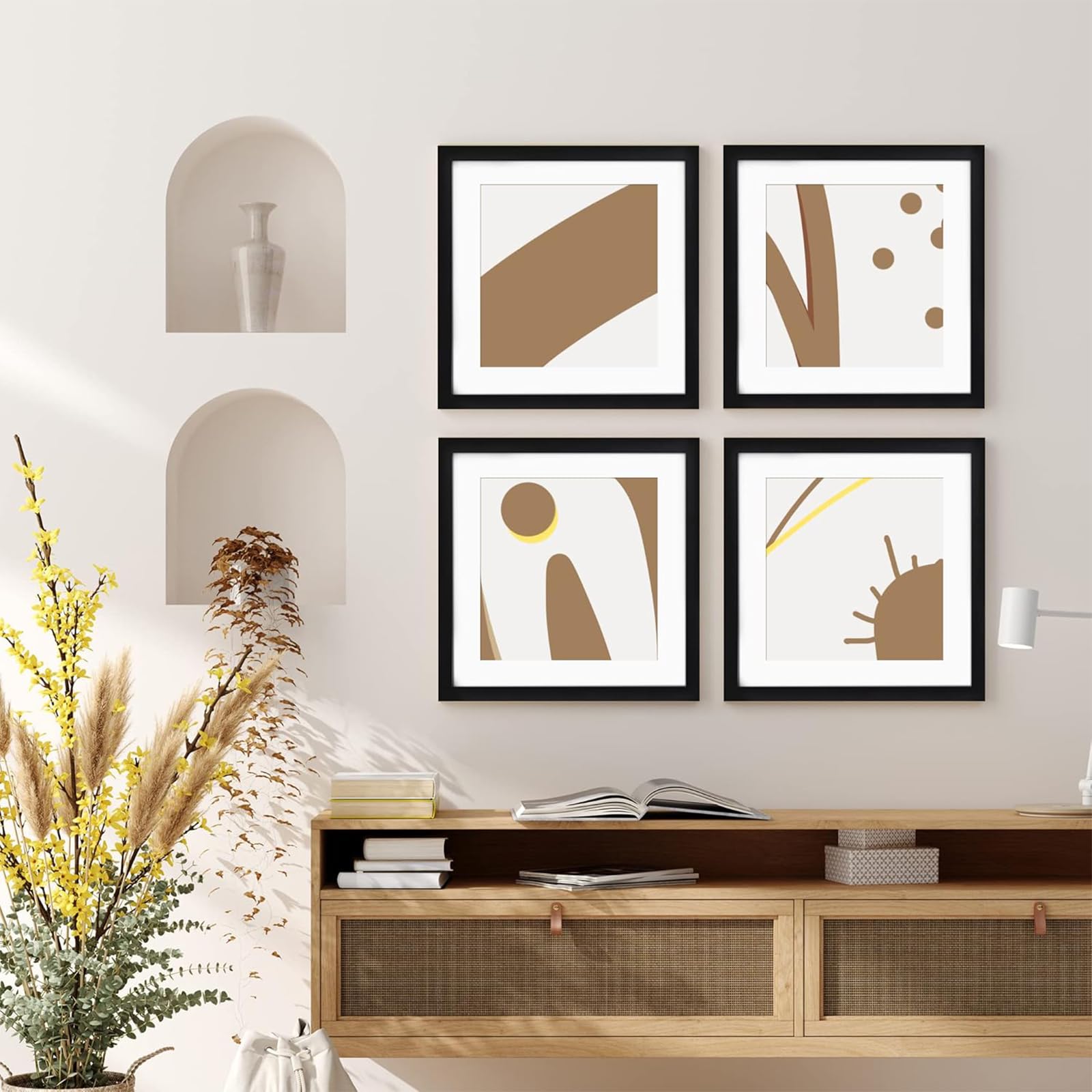 WenYa 10x10 Black Photo Frames - Image 4