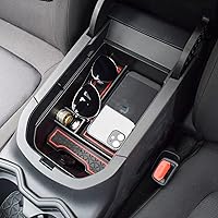 Vista 5 de TACORBO Organizador de Consola Central Compatible con Toyota RAV4 2019 2021 2020 2022 2023 2024 2025 y 2021-2024 2025 RAV4 Prime Accesorios, Bandeja