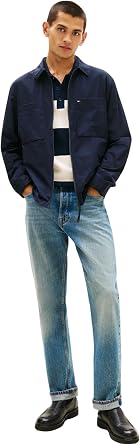 Tommy Hilfiger Men's Tech Overshirt Mw0mw42586 Overshirt Jacket (pack of 1)