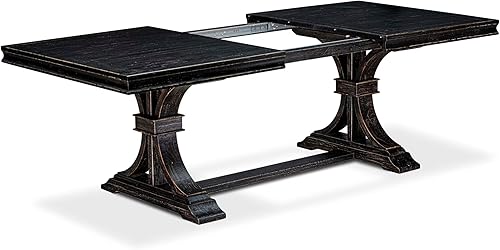 Miniatura 7 de LEMA7-SBB-34-Juego de mesa de comedor de 7 piezas consta de una mesa de cocina y 6 sillas tapizadas de piel sintética gris oscuro con respaldo