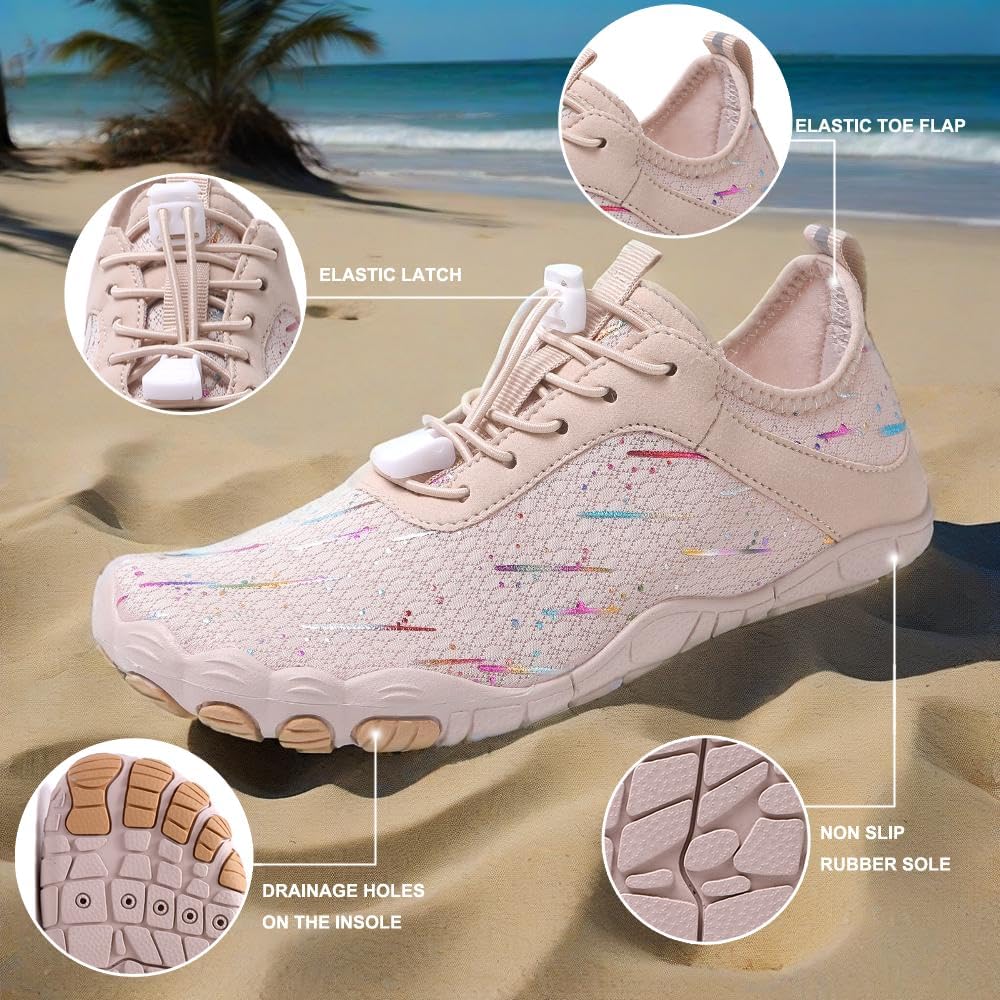 Hike Barefoot Shoes Womens Men,Unisex Barefoot Water Shoes Breathable, Anti-Slip Hiking Footwear for Athletic Wide Toe Shoe Footwear for Hiking, Walking, Running, Yoga, and Water Sports - Image 5