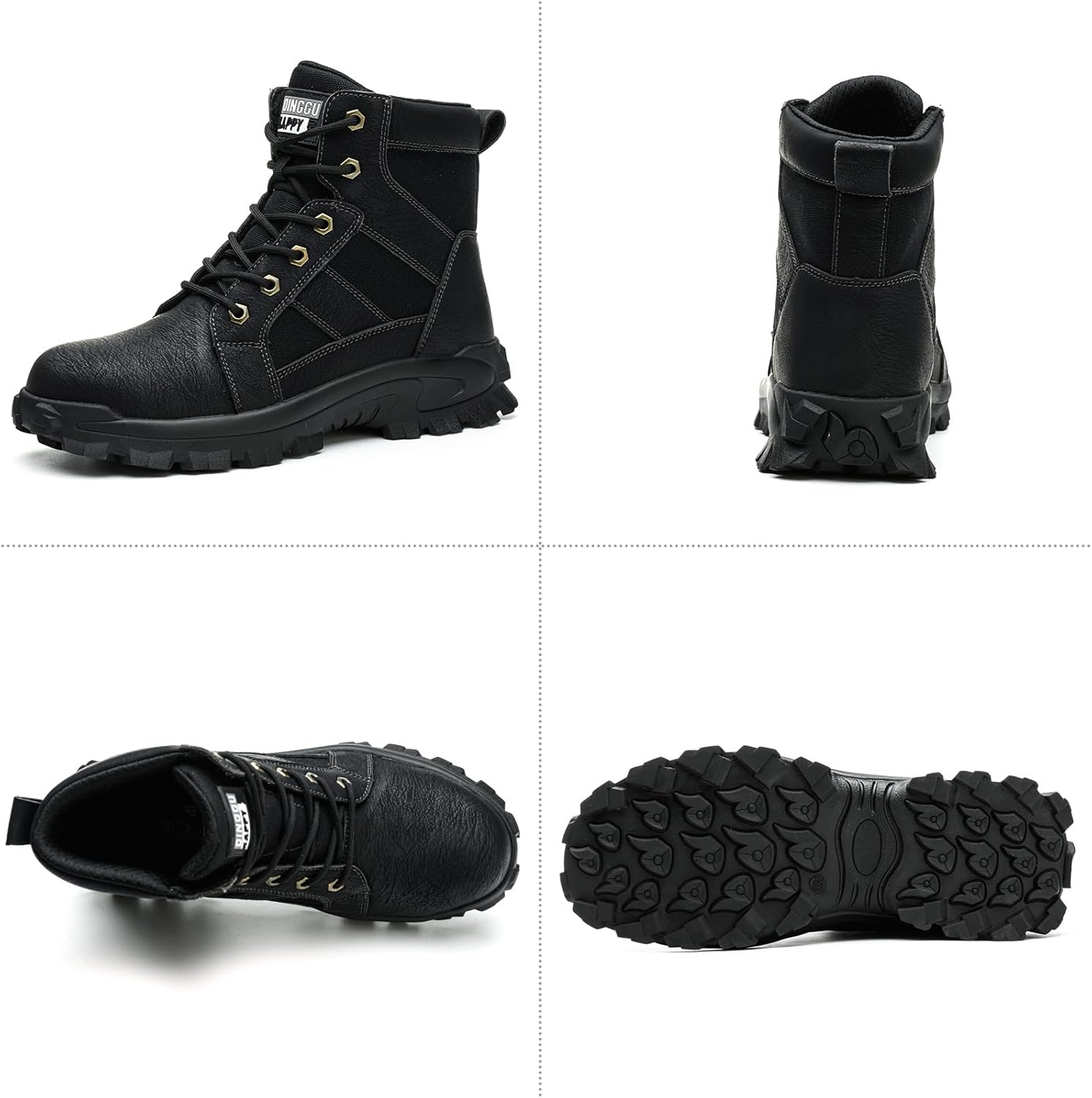 Steel Toe Boots for Men Comfortable Mens Work Boots Indestructible Construction Industrial Safety Boots - Image 6