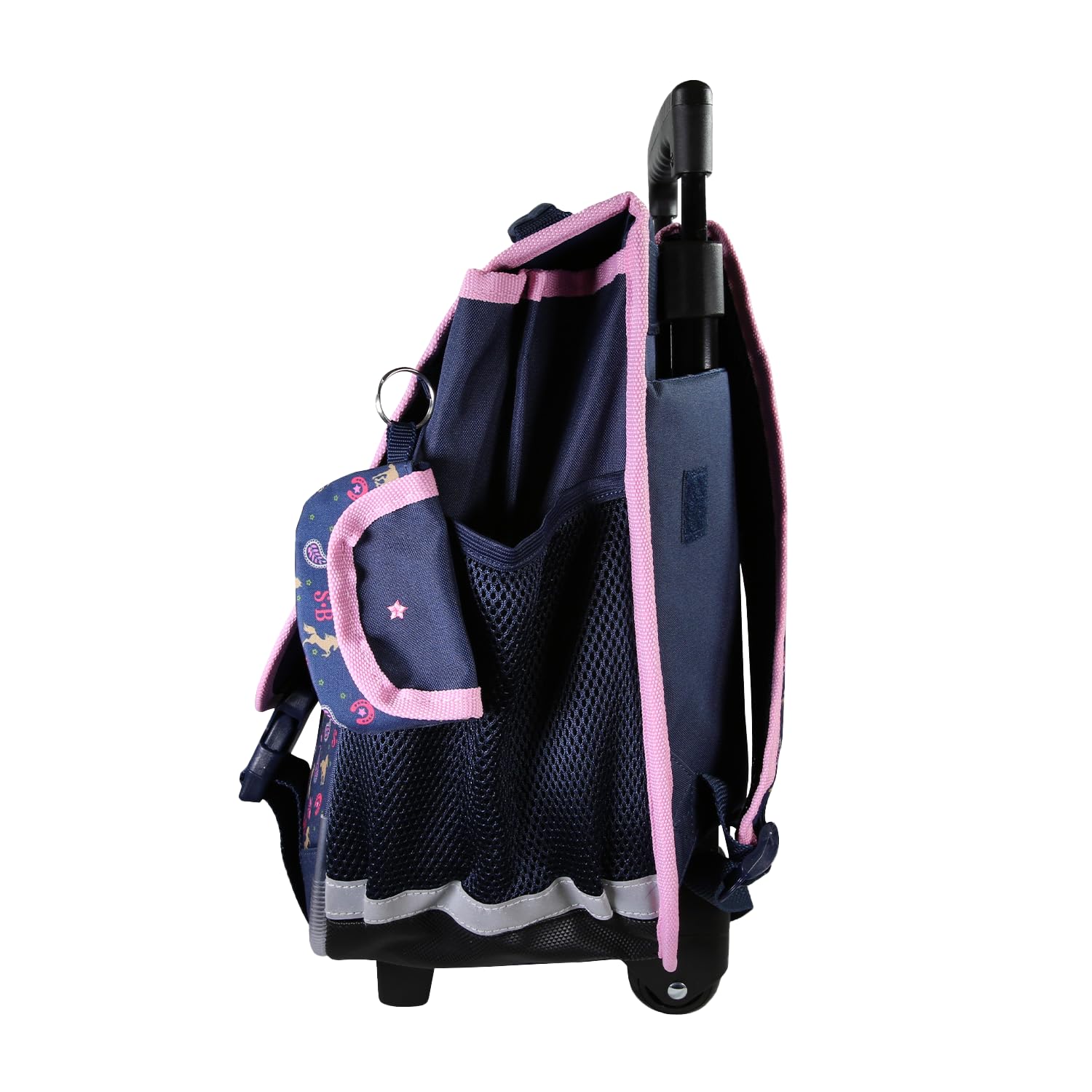 Cartable à roulettes primaire 38 cm - Stalla Bianca Cow Girl