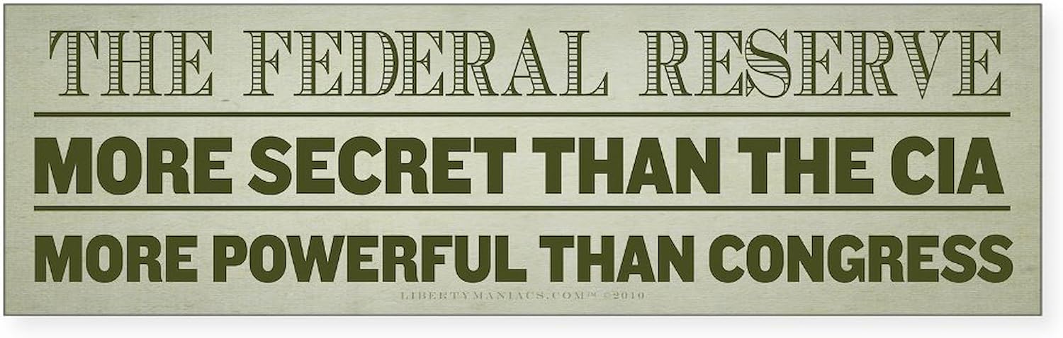 CafePress Anti Fed Sticker (Bumper) 10"x3" Rectangle Vinyl Bumper Sticker Car Decal