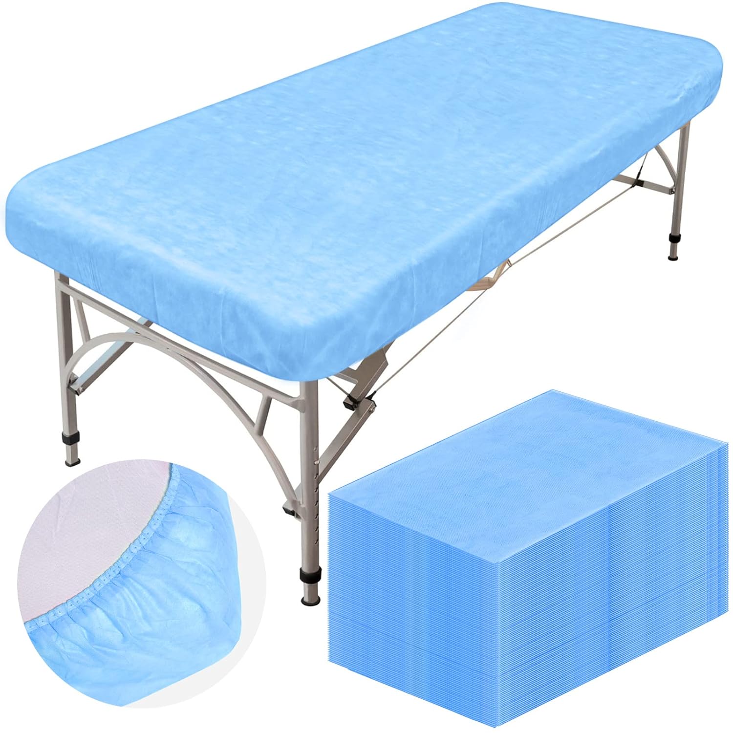 Mixweer 30 Pcs Oilproof and Waterproof Massage Table