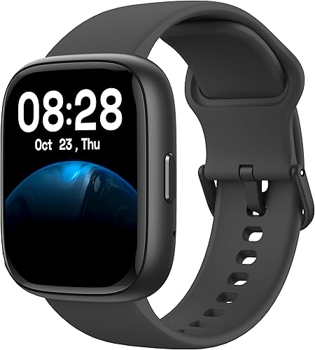 Reloj inteligente para Android/Samsung/iPhone, rastreador de actividad física con IP68 impermeable para hombres, mujeres y niños, reloj inteligente