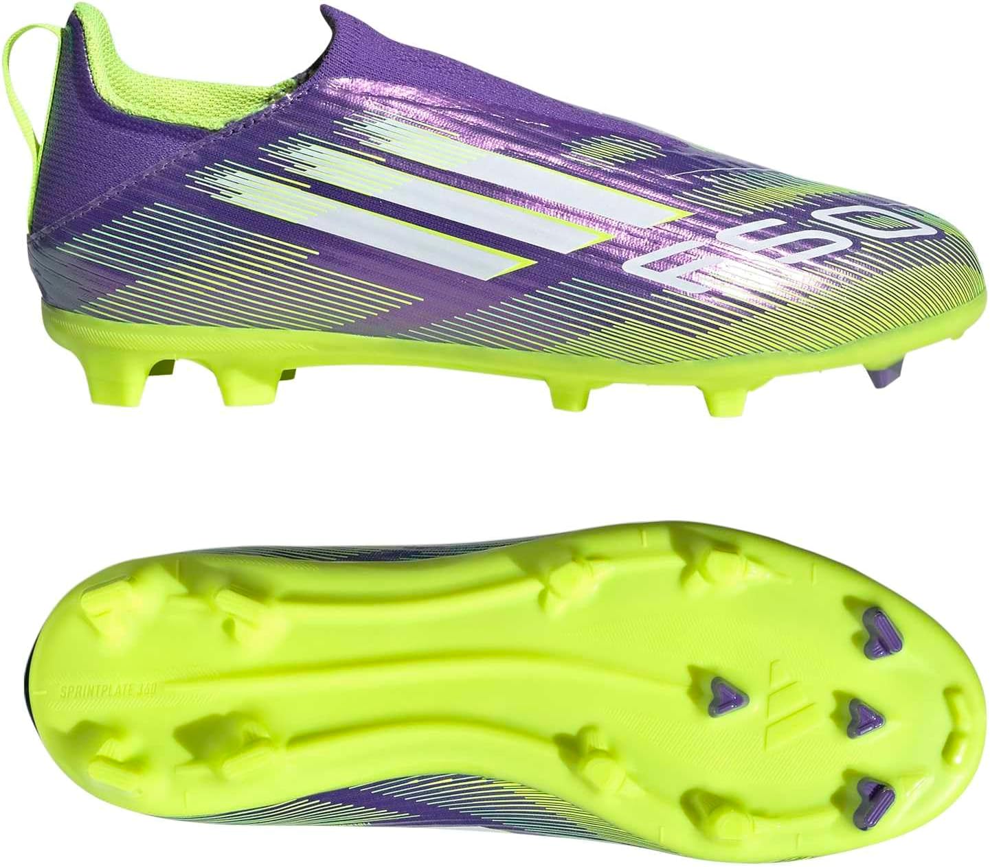 adidas Kids' F50 League Laceless Firm Ground