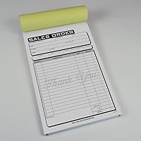 Vista 2 de Cosco® Libro de formularios de pedidos de ventas con antideslizante, negocios, 5 1/2 "x 8 1/2", 2 partes sin carbono, 50 juegos (074013)
