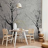 Vista 61 de artgeist Mural de Pared Forestal 154x122 pulg - Adhesivo de Pared Autoadhesivo para Despegar y Pegar, Adhesivo de Pared, Adhesivo de Foto