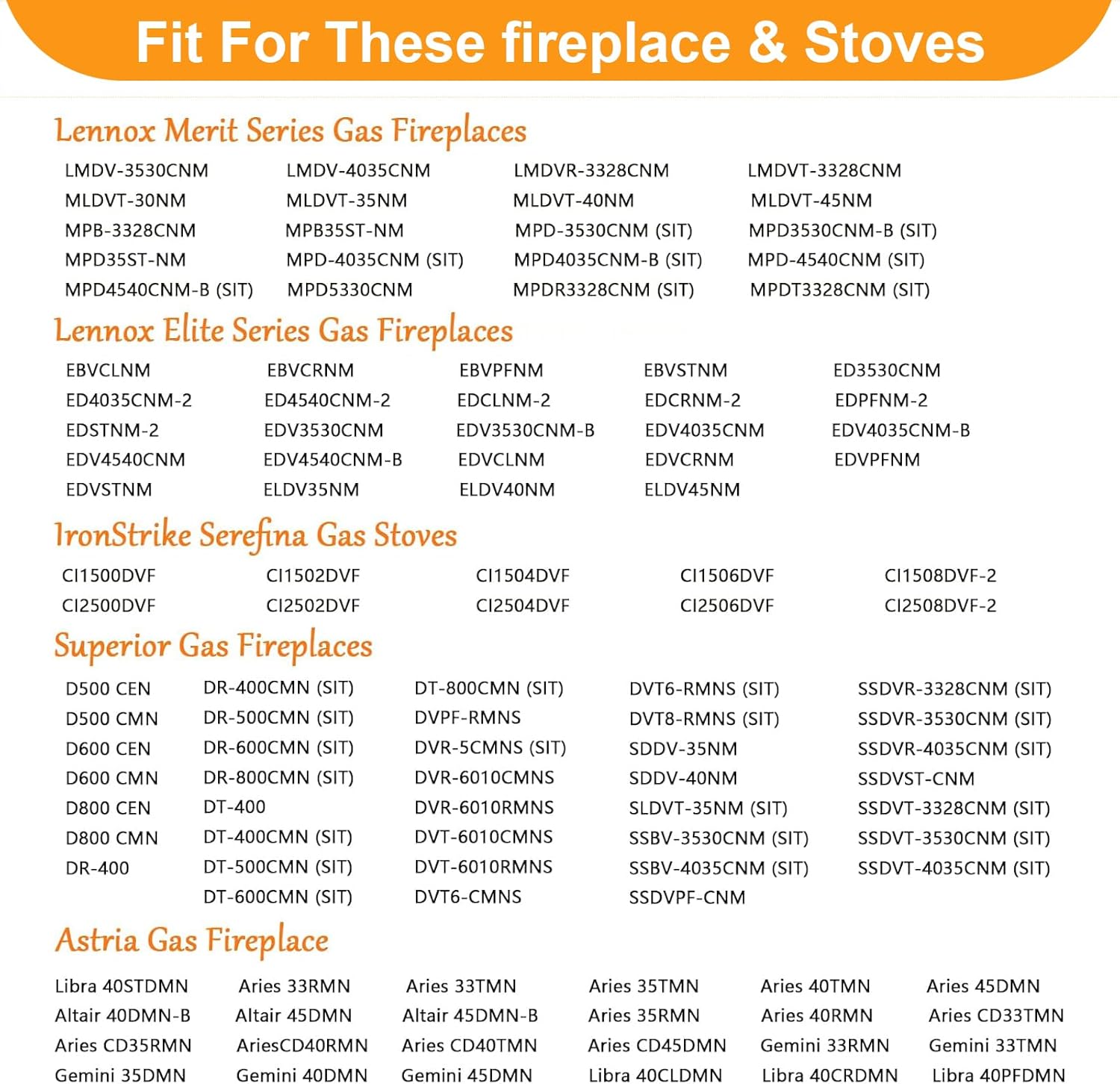 69L17 69l1701 Natural Gas Pilot Assembly, J4117, 904405 NG SIT Pilot Assembly Parts for Lennox Elite, IHP, Merit, Serefina, Superior, Astria Direct Vent Gas Fireplaces with Flame Sensor