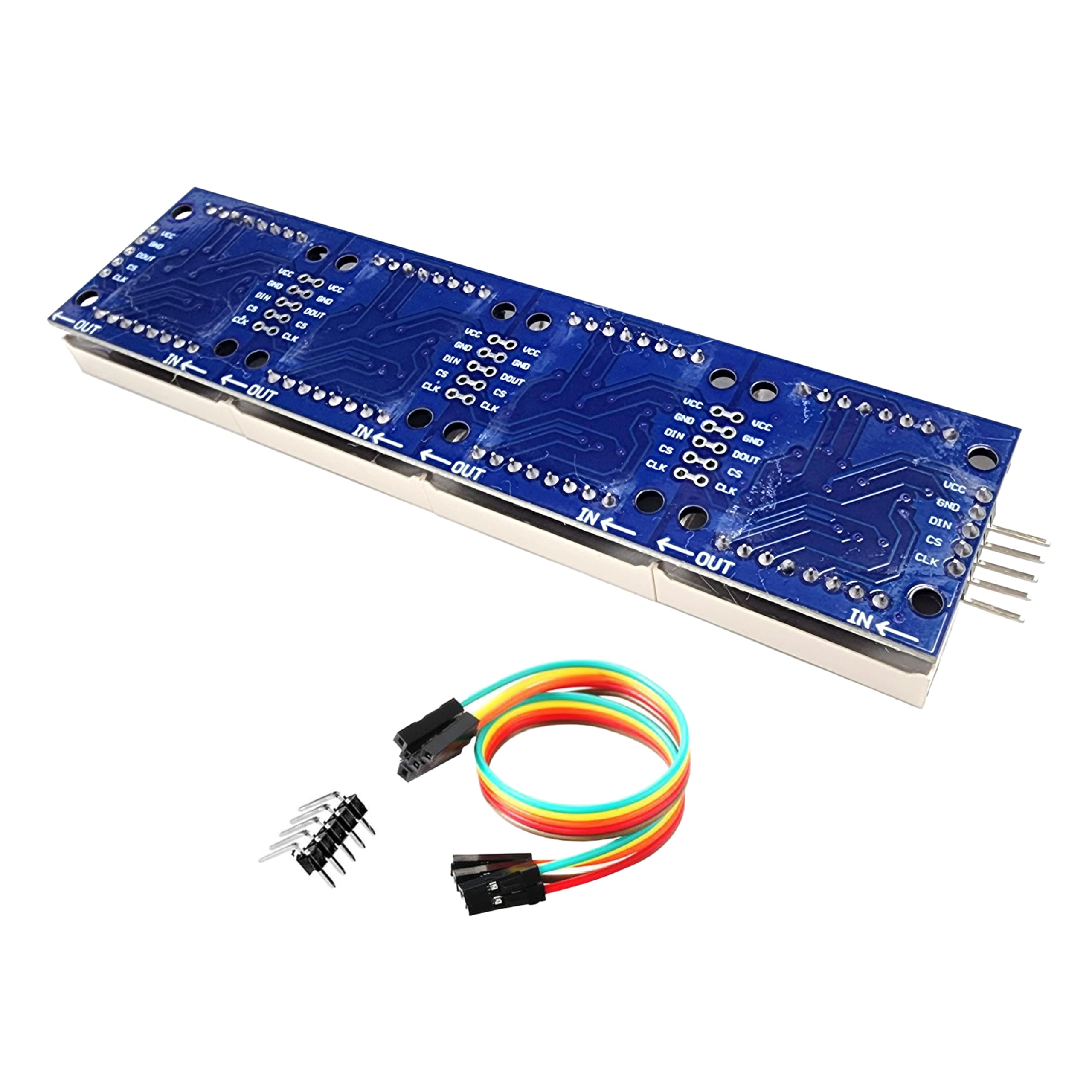 Amazon.co.jp: DIYables ドットマトリックスディスプレイ FC16 4イン1