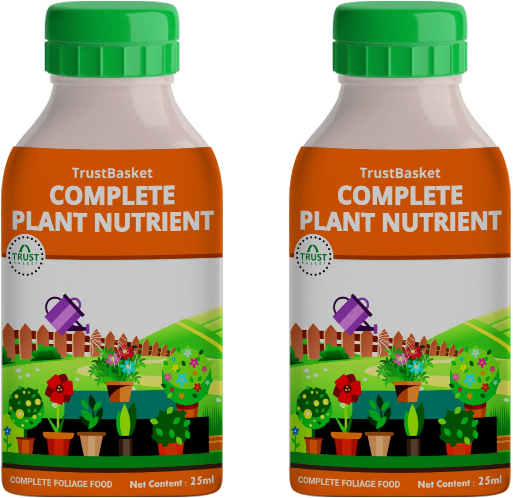 Trustbasket Concentrated All Purpose Organic Plant Nutrient Feeds 100 Plants Upto 6 Months (2 Bottles)