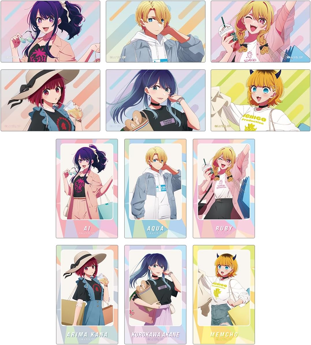 [Sumiko] Drawing Shopping Ver. Trading Card Stickers, Box of 12