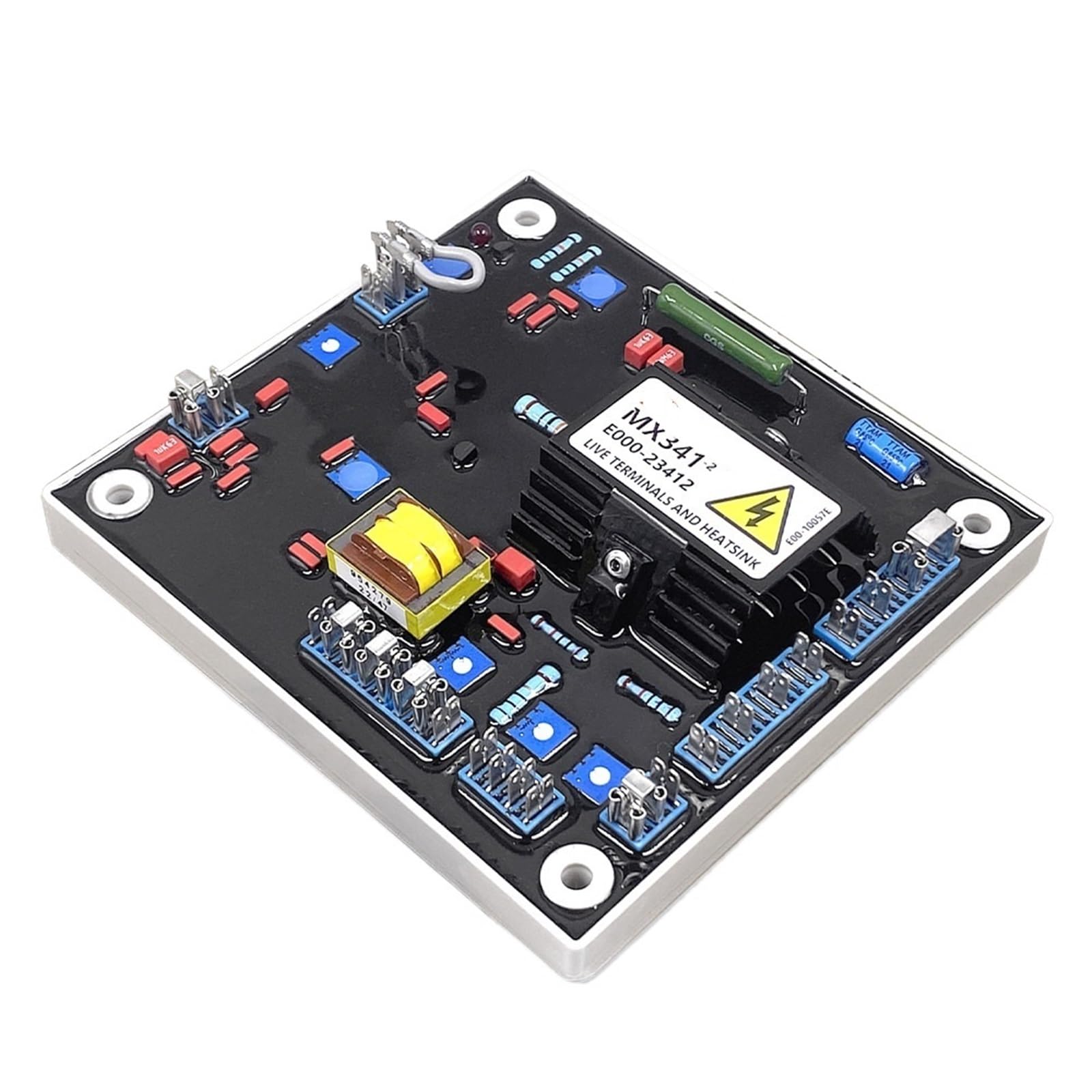 0P7BR328B 1pcs MX341-2 Red Capacitor AVR Generator Automatic Voltage Regulator Stabilizer Control Module Board Genset Parts