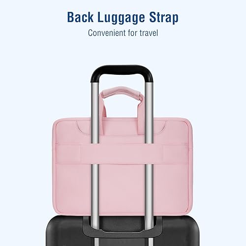 Miniatura 43 de MOSISO - Bolsa de hombro con protección de 360° para MacBook Air/Pro, laptop de 13-13.3 pulgadas, MacBook Pro 14 2023-2021 A2779 M2 A2442 M1, funda