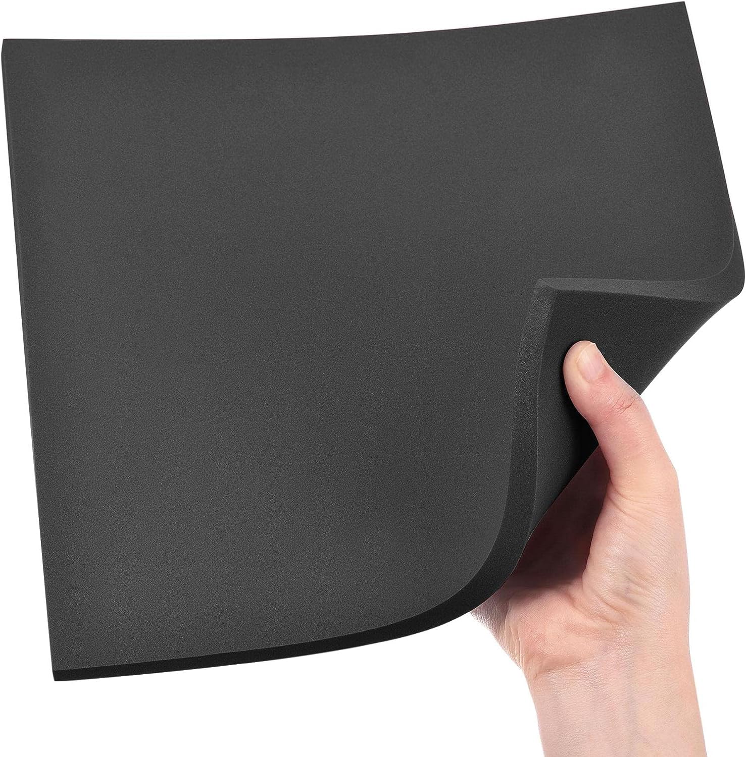 MACHSWON Black EVA Foam Sheets 10 x 10 Inch 10 mm Thick Sheets Roll for Crafts DIY Projects,Intellectual Building Blocks, 4 Pcs - Image 4