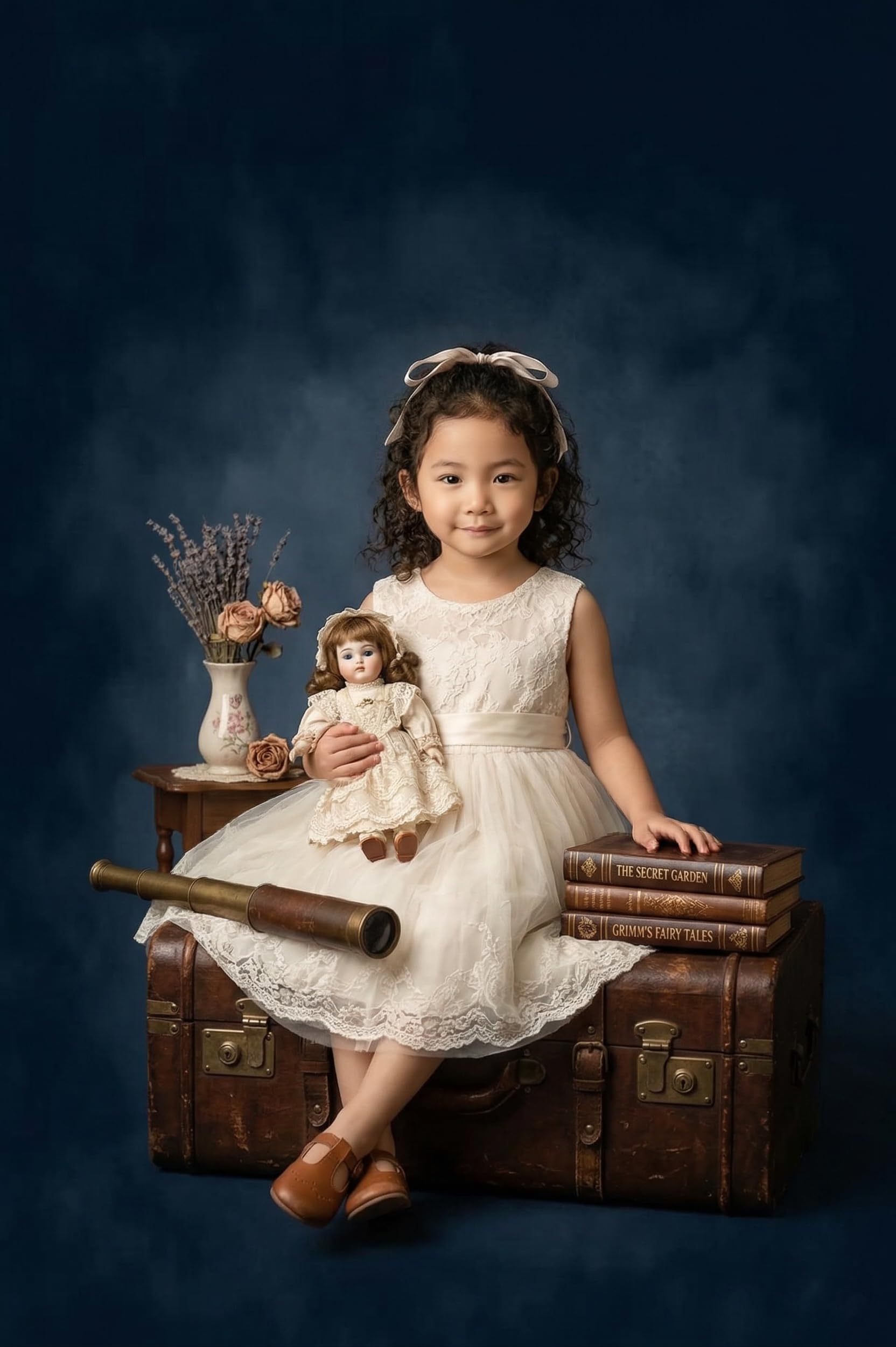 Kate Fondo de fotografía de Textura Abstracta Azul Oscuro Degradado 3x3m/10x10ft Retrato Profesional para niños Fondo Decorativo de Boda Fondo de Pantalla fotográfica Estudio