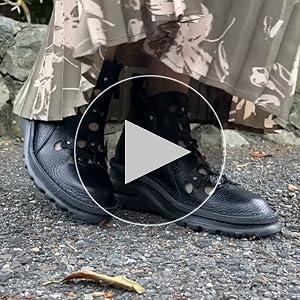 ユリコマツモト] サマーブーツ 日本製 両ファスナー パンチングブーツ ユリコマツモト] サマーブーツ 日本製 両ファスナー パンチング