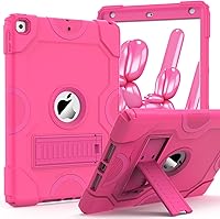 Vista 13 de Funda para iPad de 9ª generación, funda para iPad de 8ª/7ª generación, funda para iPad de 10.2 pulgadas 2021/2020/2019, funda protectora resistente
