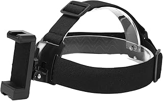 Head Strap Mount Black Adjustable Holder Action Camera Mobile Phone for Outdoor Sports