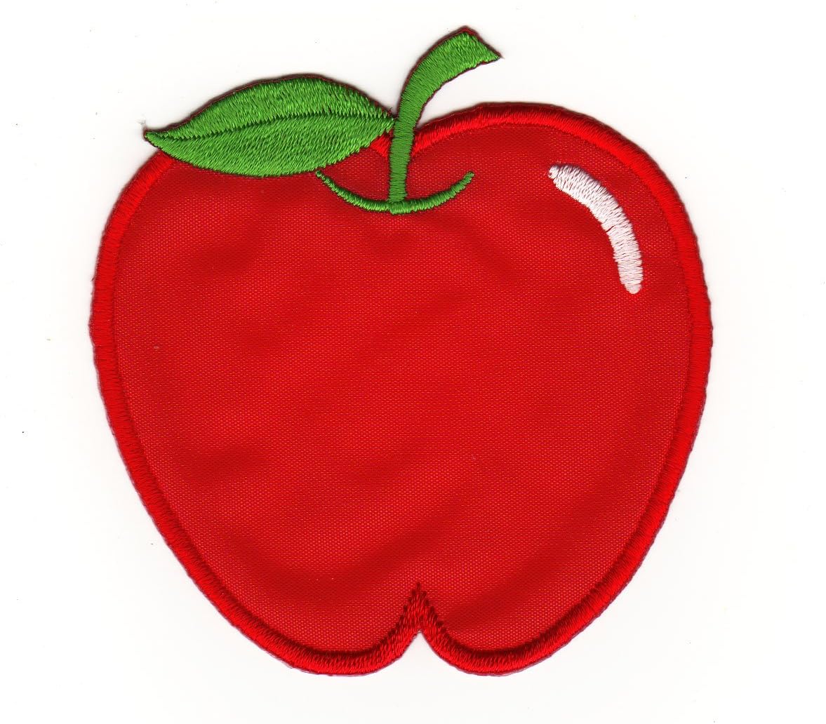 Red Apple Fruit Sew-on Iron-on Patches for Kids Children Baby Embroidered Applique