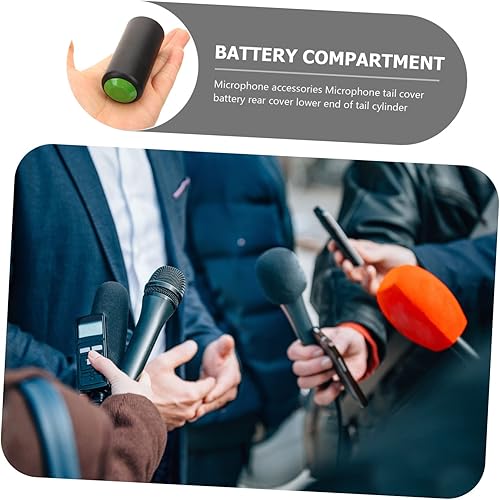 Miniatura 2 de Milisten Micrófono inalámbrico, 8 piezas, tapa de micrófono, compatible con pgxpg, tapas de micrófono, compatible con pgxpg, cubierta B, batería en