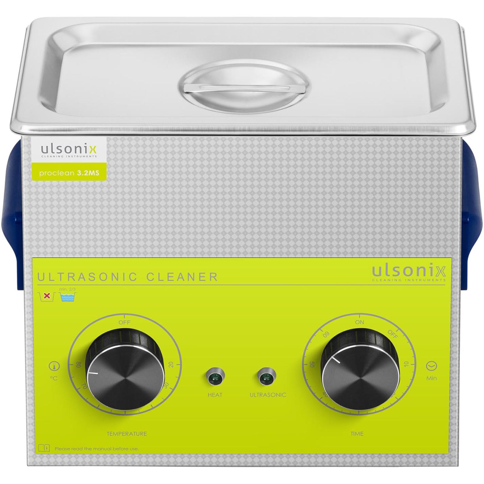 PROCLEAN 3,2 MS ultradźwiękowa pralka ultradźwiękowa (3,2 l, 120 W, stal nierdzewna, 230 V, 0-80 °C)