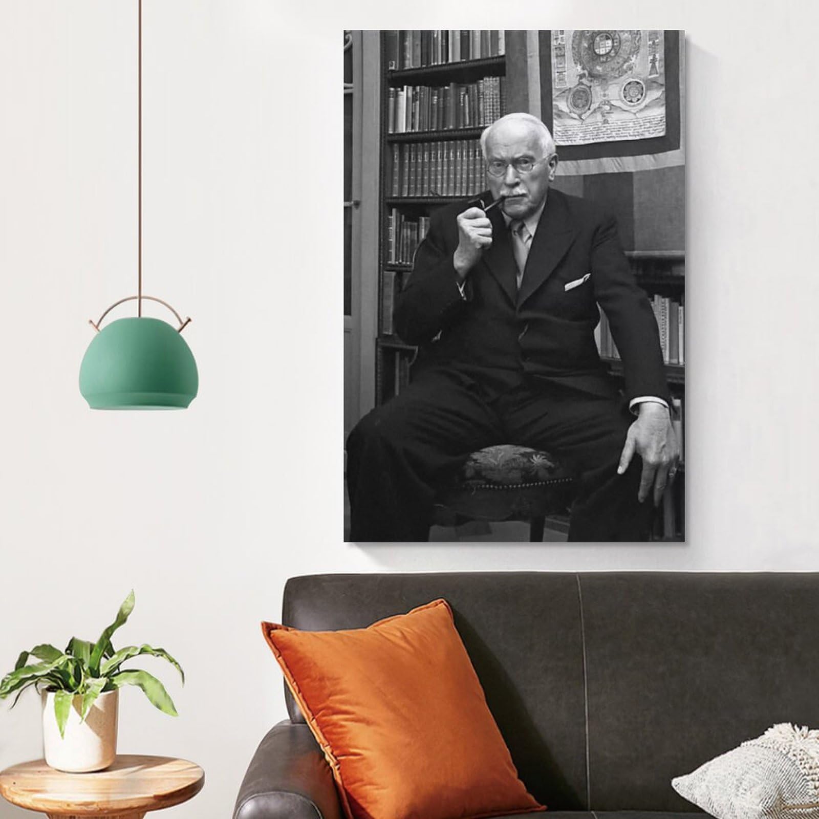 GLKJHAJ Carl Jung Poster psychologique sur toile pour décoration d'intérieur, salon, chambre à coucher, 20 x 30 cm