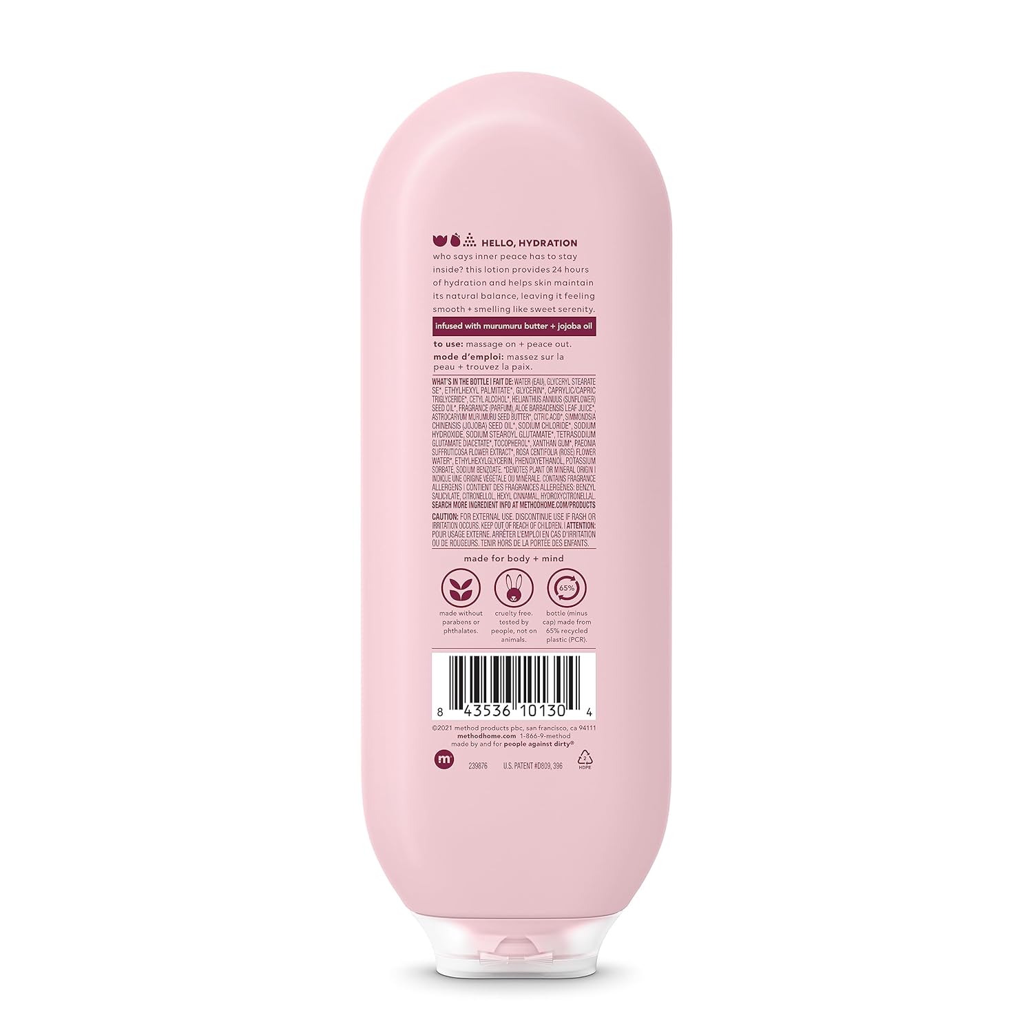 Method Daily Lotion, Daily Zen, Pure Peace, Simply Nourish, 13.5 Fl Oz Each (Variety Pack)
