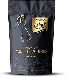 Fivona Black Yoni Steam Herbs All Natural Feminine V SPA for Detox, Cleanse, Odor and PH Balance